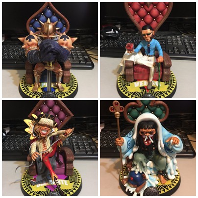Lbs Studios Sd Gk 海賊王明哥家族四大幹部皮卡威爾可托雷波爾帝雅曼鐵四款合售 蝦皮購物