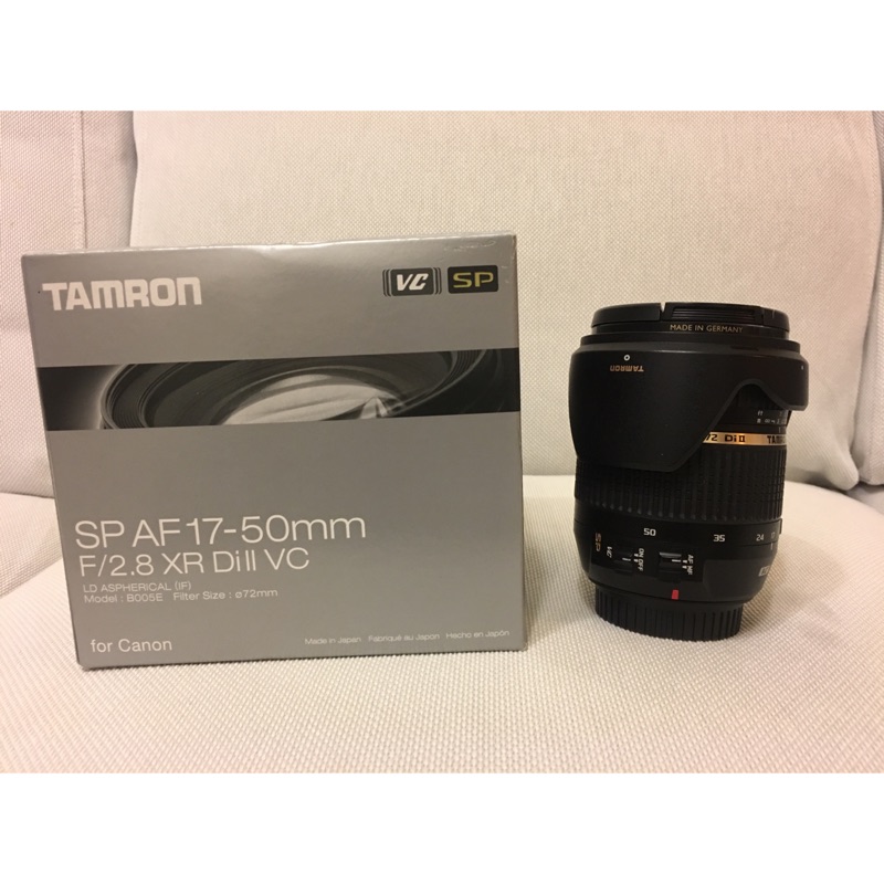 騰龍TAMRON SP AF 17-50mm 恆定2.8 for canon ，送B+W保護鏡