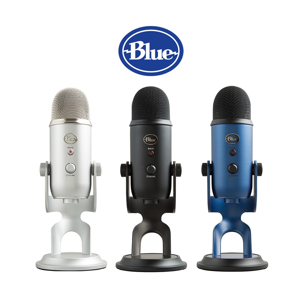 [羽毛耳機館]美國 Blue YETI 雪怪USB麥克風 公司貨兩年保固