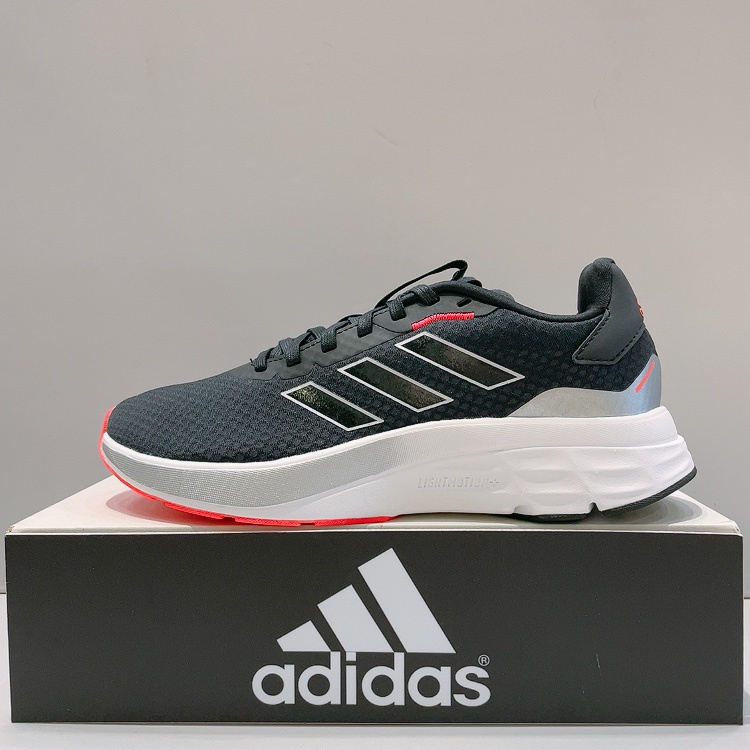 adidas SPEEDMOTION 女生 黑色 舒適 透氣 緩震 運動 慢跑鞋 GX0569