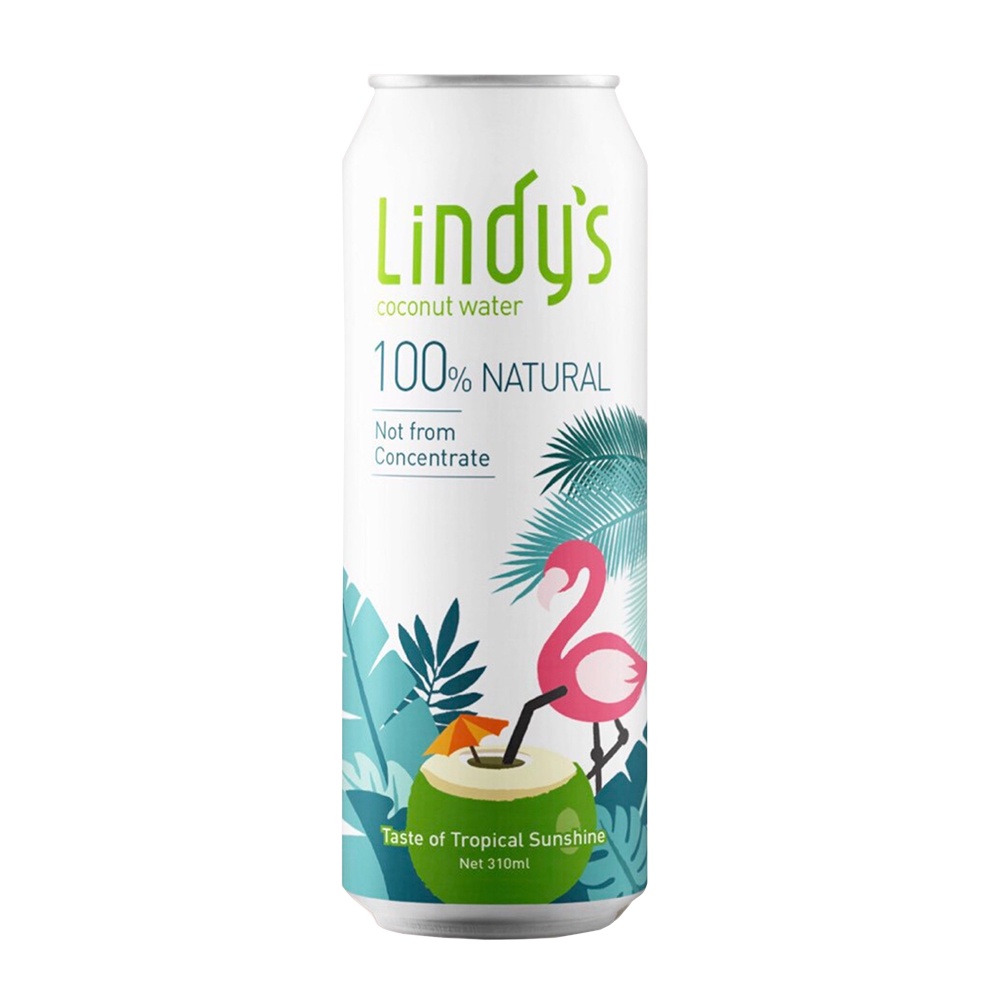 泰國精品皇家香水椰水Lindy's 100%椰子水(310mlX24入) 宅配免運