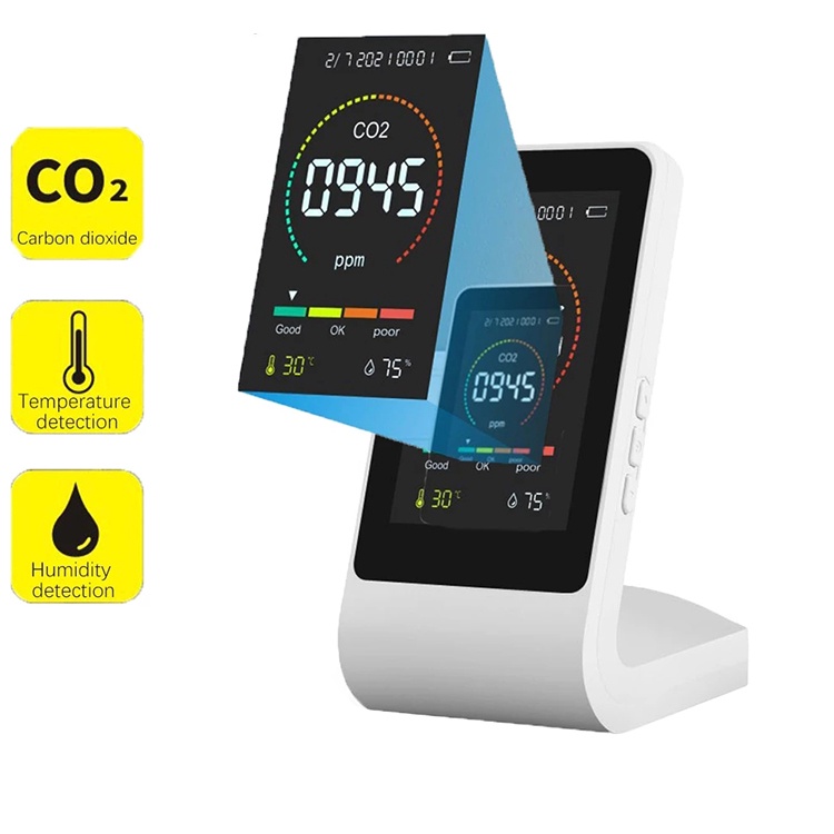 二氧化碳co2檢測儀監測儀監測儀傳感器溫度濕度半導體/紅外空氣質量檢測儀
