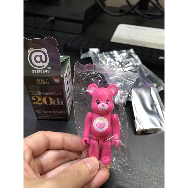 庫柏力克熊 BE@RBRICK S43 盒抽 隱藏版 CAREBEARS 粉色 天氣熊 愛心熊 庫柏力克熊 100%