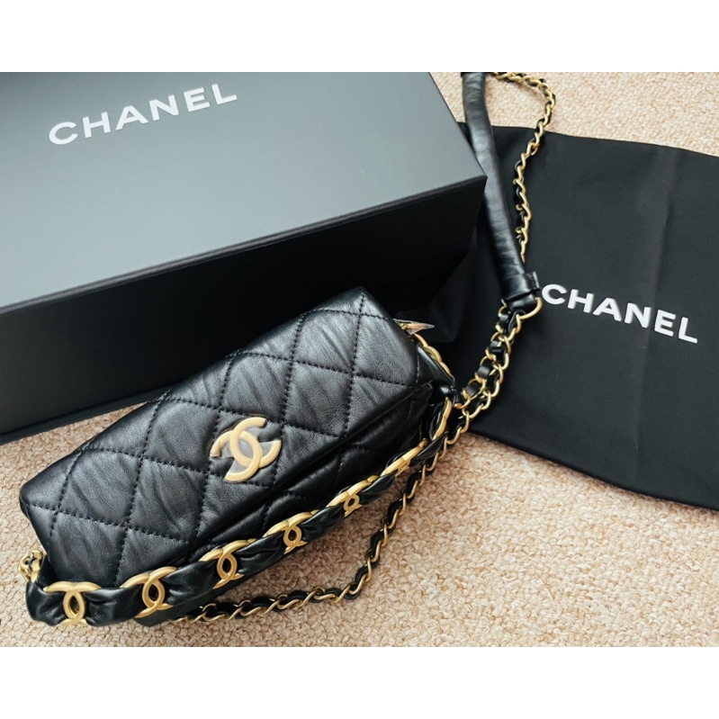 《已售》2021 Chanel新款Hobo流浪包（台灣專櫃購入）