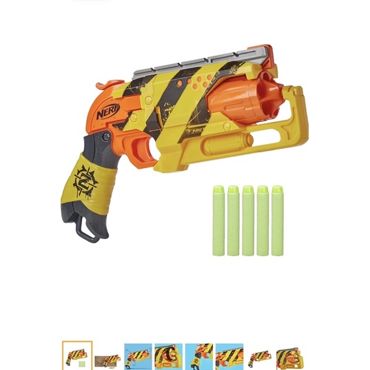 NERF Zombie Strike 殭屍打擊者系列重鎚手槍 強襲者連發衝鋒槍玩具