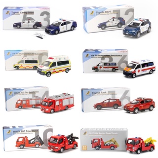 老周微影 Tiny 1/64 臺灣 警車 救護車 消防車 拖吊車 全系列 合金模型車