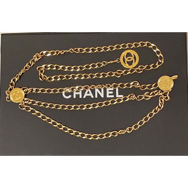 Chanel vintage 香奈兒 古董腰鍊 項鍊