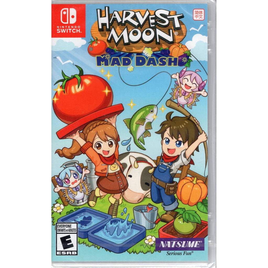 Switch遊戲NS 豐收之月 瘋狂衝刺 Harvest Moon Mad Dash 中文版【魔力電玩】
