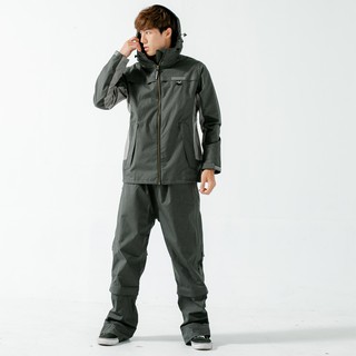 BrightDay Aero9項專利透氣兩件式風雨衣 鐵灰 雨衣 A9 隱藏式雨鞋套 《淘帽屋》