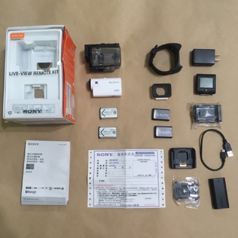 Sony FDR-X3000r 4K運動攝影機