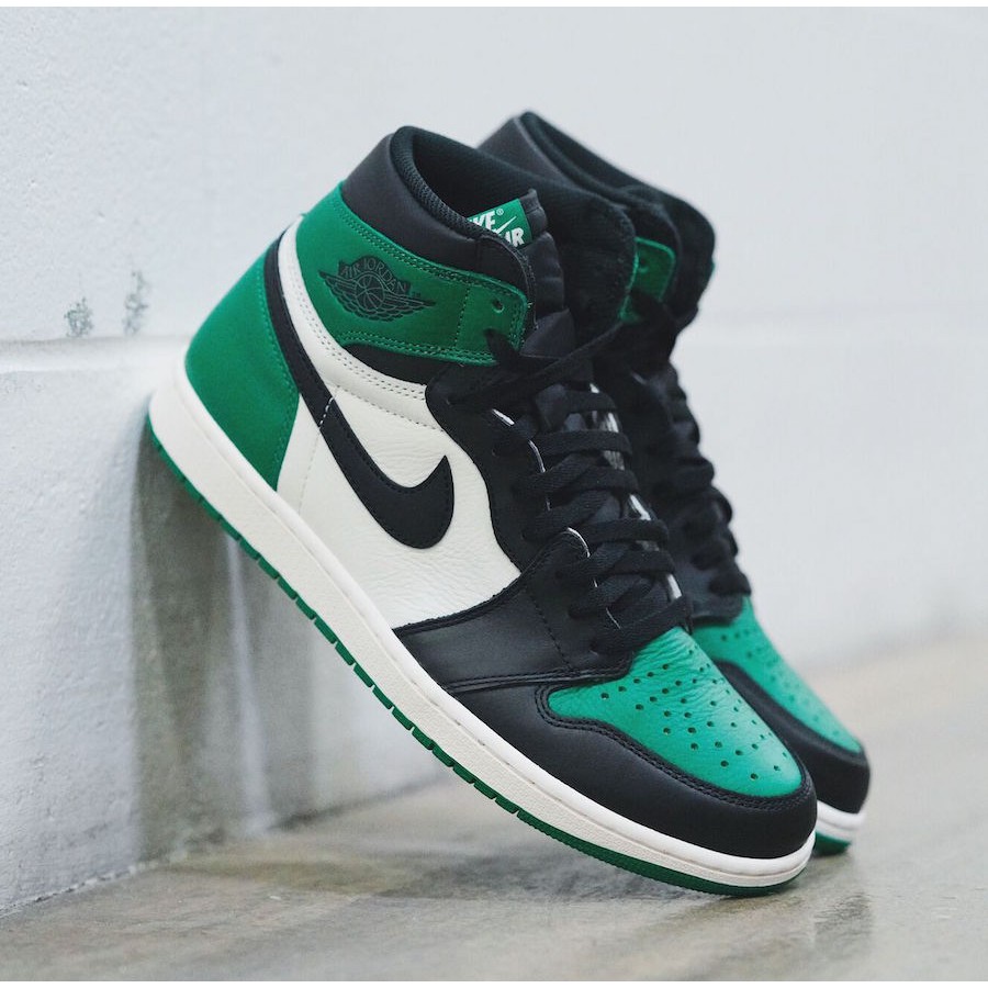 green jordan ones
