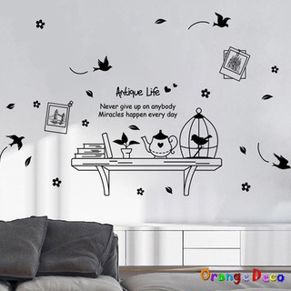 【橘果設計】書架 壁貼 牆貼 壁紙 DIY組合裝飾佈置