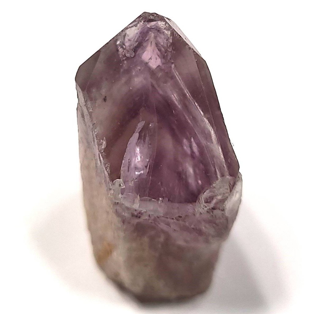 ***原礦屋*** 珍稀水晶！A級坦桑尼亞幻影紫水晶柱原礦6.02g (可站立)！(寶石、礦石、標本、冥想、靈修)