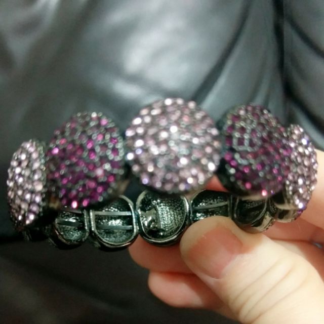 磁石活圍手環，紫紅色系