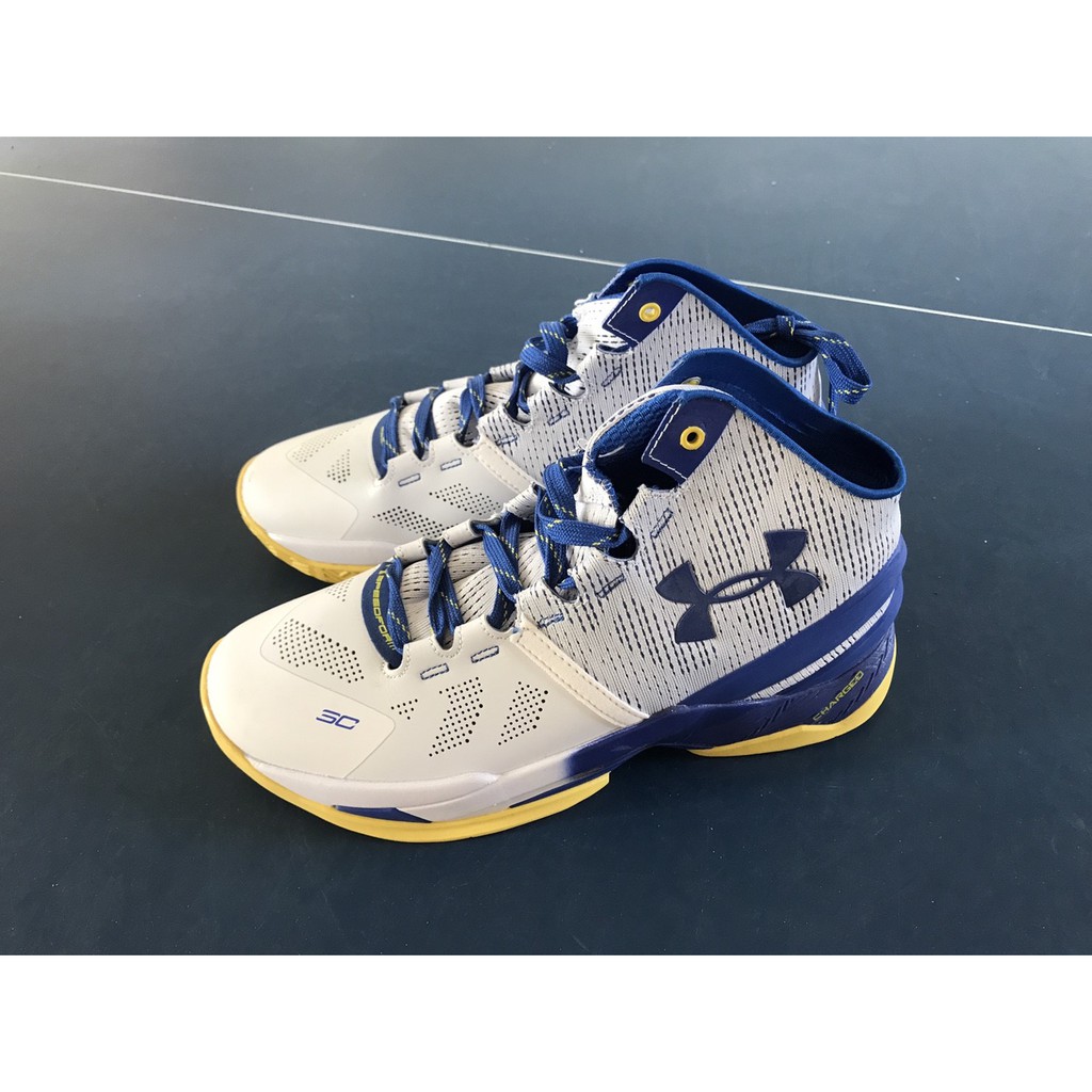 出清款球鞋 Under Armour Curry 2代 藍白  UA 籃球鞋 運動