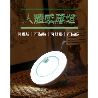 智慧 無線 人體感應 智慧感應 自動led小夜燈 充電池式 樓道衛生間磁吸壁燈 強力磁吸 貓耳朵 內建電池 安裝電池