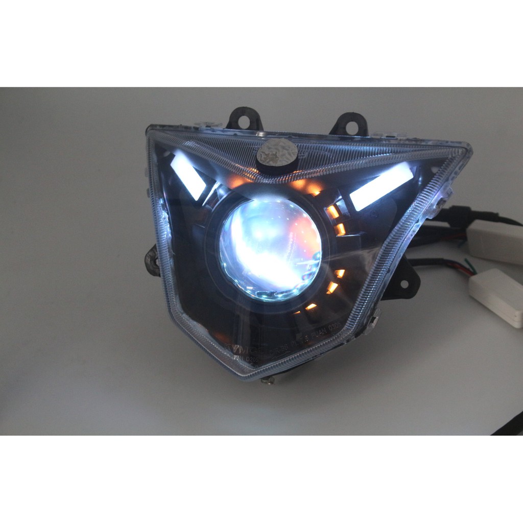 【X6s LED魚眼模組( VJR 專用)】  X6S魚眼 光圈 魔眼 炫彩可調 LED大燈 小魚眼 金鑫 星爵 ADI
