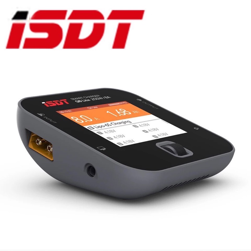 ISDT 艾斯特Q6 PLUS 300w 14A 智能平衡充電器黑色繁體中文.使用不超過 