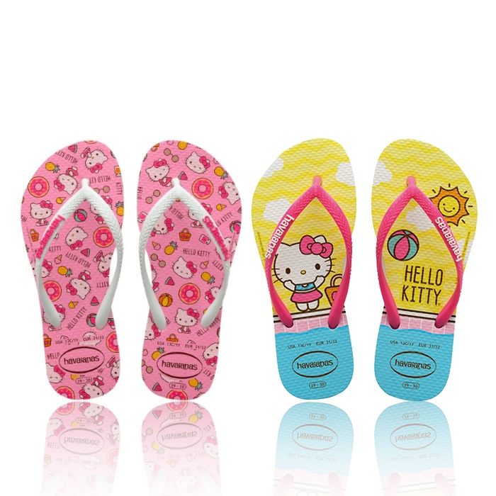 HAVAIANAS・童鞋・KIDS SLIM HELLO KITTY系列・(型號：00070)・巴西集品