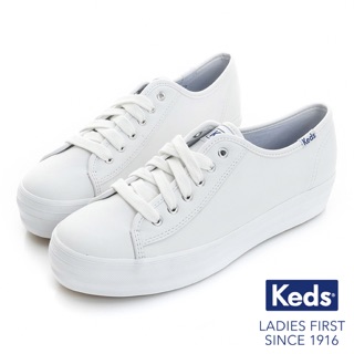 [喬比熊］Keds TRIPLE KICK 時尚皮革厚底休閒鞋(9173W132224)