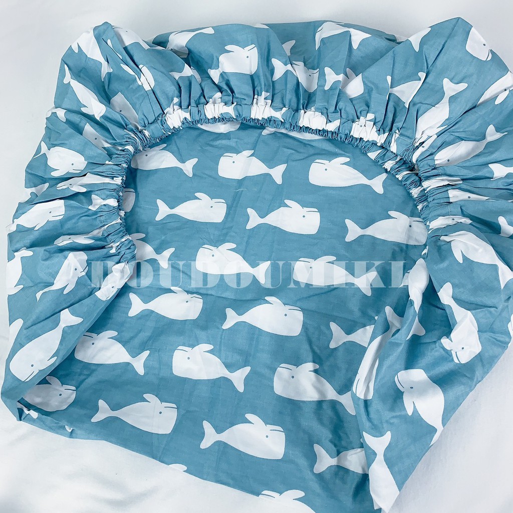 【純棉嬰兒床包】鬆緊帶床包 / 拉鍊墊套 -尺寸訂做