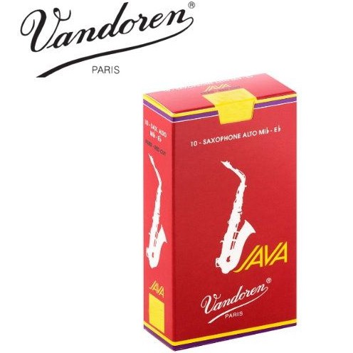 【缺貨】Vandoren 竹片 JAVA 紅盒 中音薩克斯風 2號半 2.5 竹片（10片/盒）Alto Sax