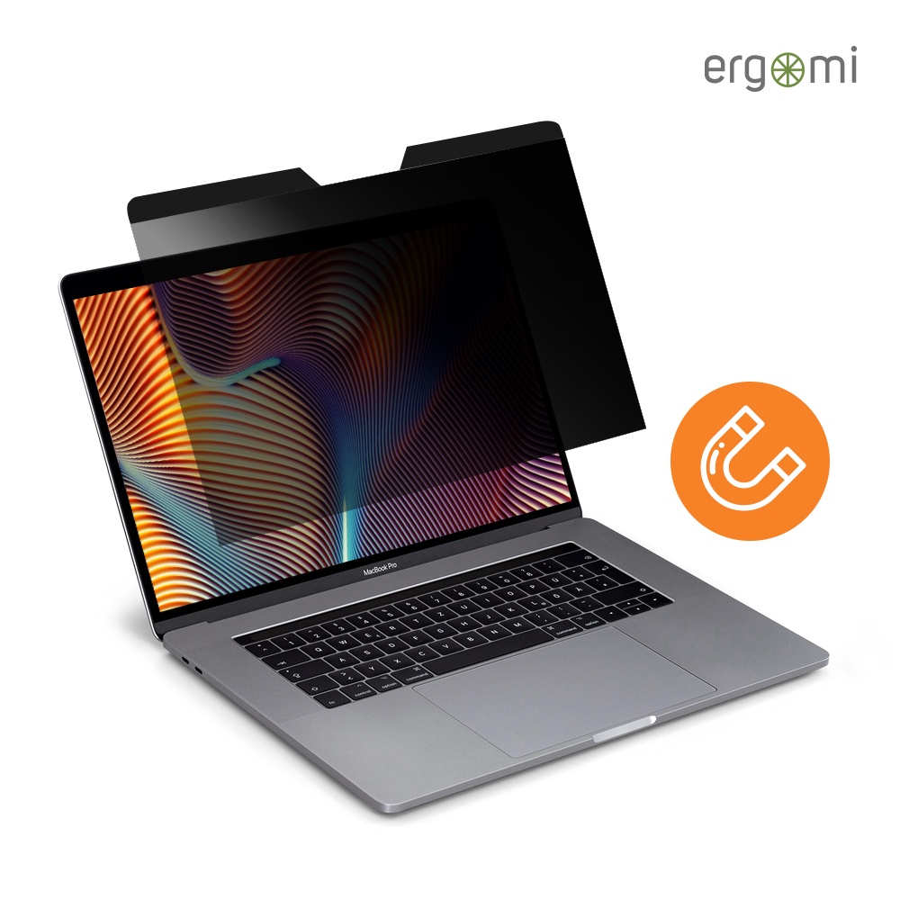 【韓國 ergomi】磁吸款13-14吋 MacBook Pro &amp; air 螢幕防窺保護膜(支援新版 M3)