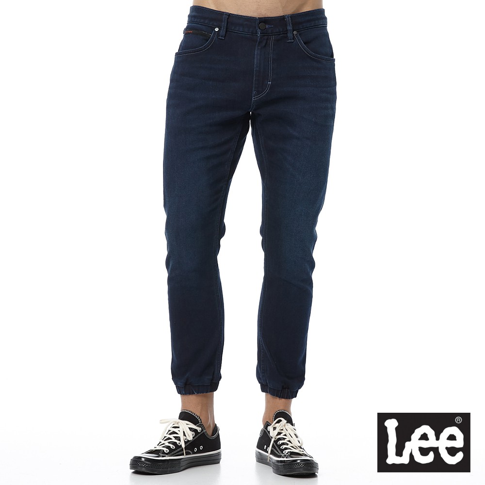Lee 715 彈性縮口牛仔褲 男 深藍 Urban Riders LL1902399BR