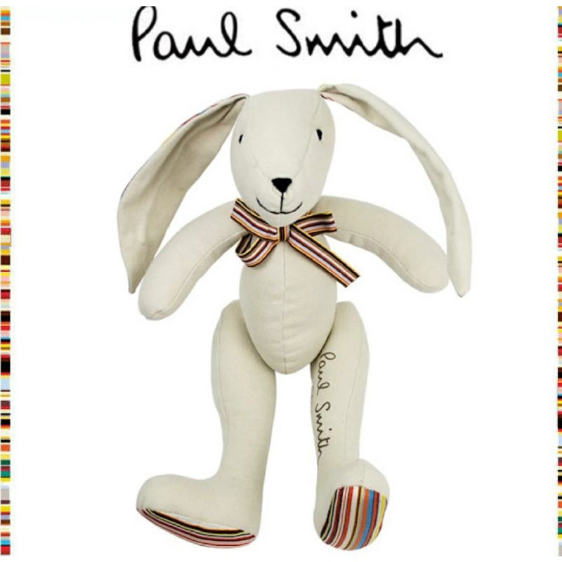 限量 收藏二手 Paul Smith Perfume 兔子玩偶 公仔 關節可活動