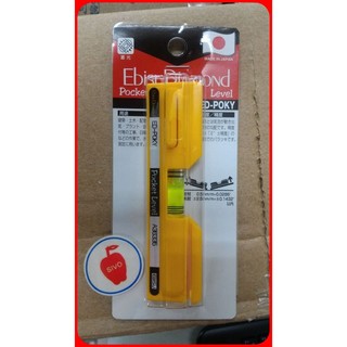 日本EBISU ED-POKY 4英吋口袋型水平尺攜帶方便 尺寸17×25×100mm/重量 15g