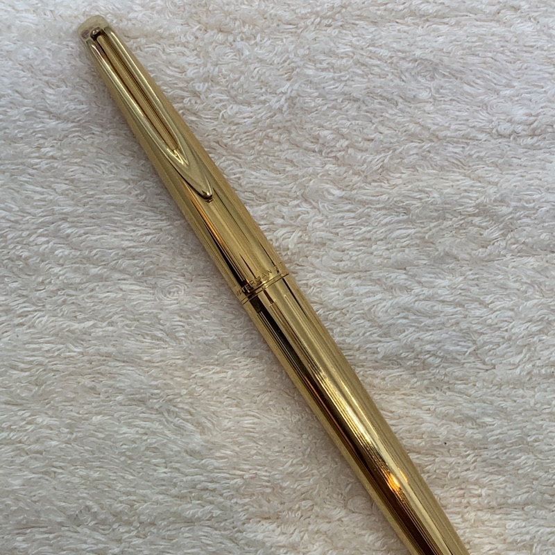 Waterman C/F  18K EF尖，包金 鋼筆