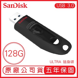 SANDISK 128G ULTRA CZ48 USB3.0 100 MB 隨身碟 展碁 群光 公司貨 閃迪 128GB