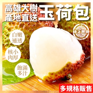 【綠之果物】玉荷包 屏東玉荷包 大樹玉荷包 玉荷包禮盒 頂級玉荷包 手摘玉荷包 剪枝粒裝 荔枝 黑貓冷藏宅配