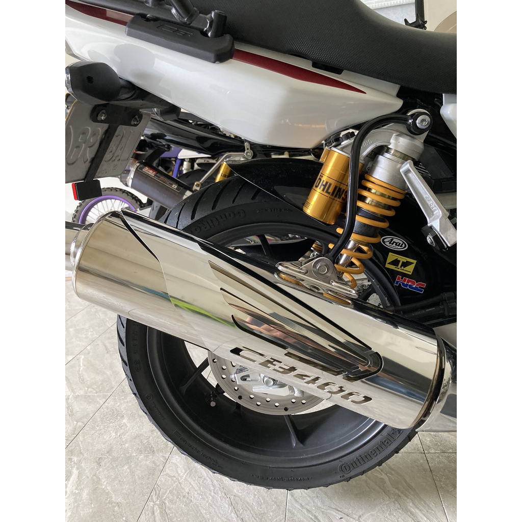 Honda CB400 2014-2017 排氣管 防燙蓋 防摔 保護 (免束帶) 不銹鋼