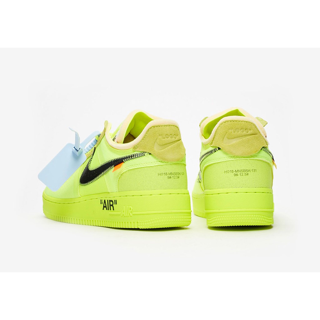 nike air force off white volt