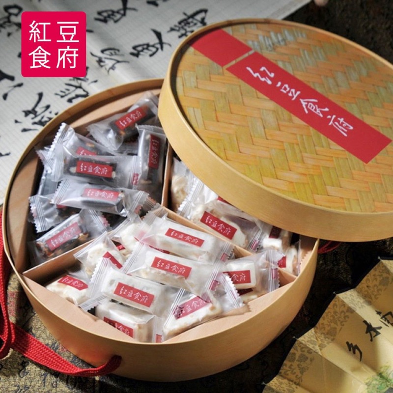 《紅豆食府》圓滿伴手禮盒(1盒)(核桃糕+牛軋糖)