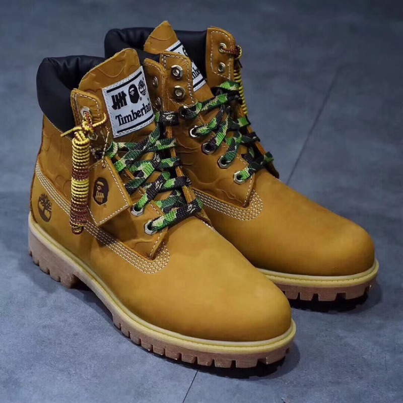 timberland x bape x undefeated