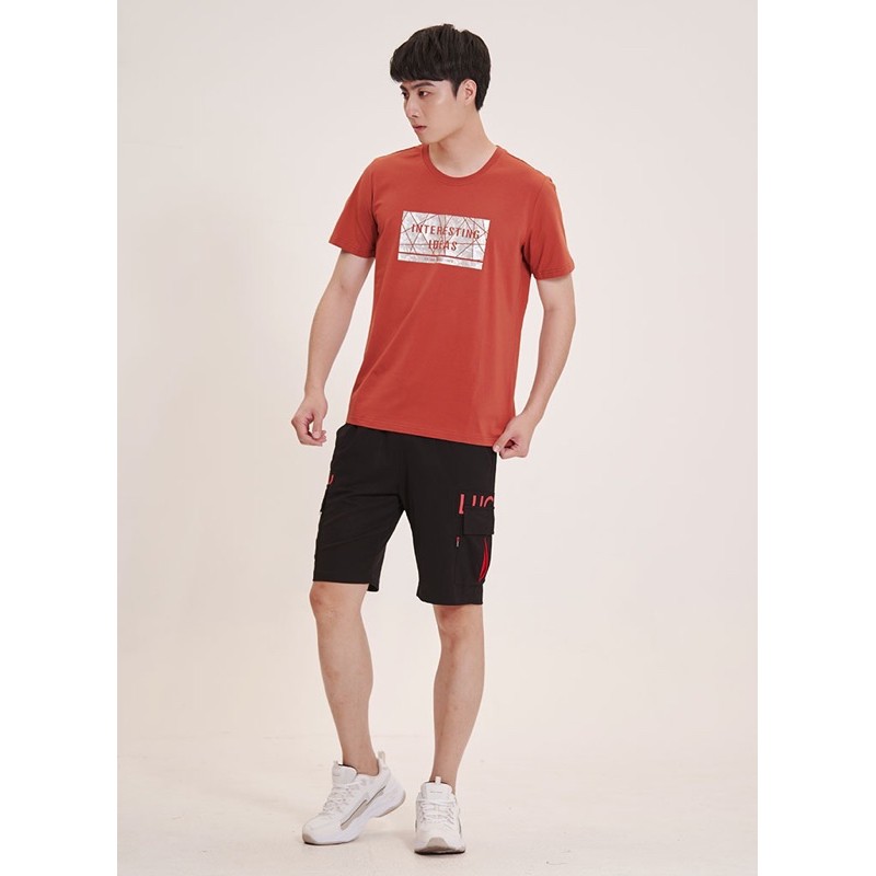 🦄GOES CLUB 男款⚡️ 韓版時尚潮流立體圖文背面印花個性T恤 -2色 磚紅/黑❤️特價NT$1380