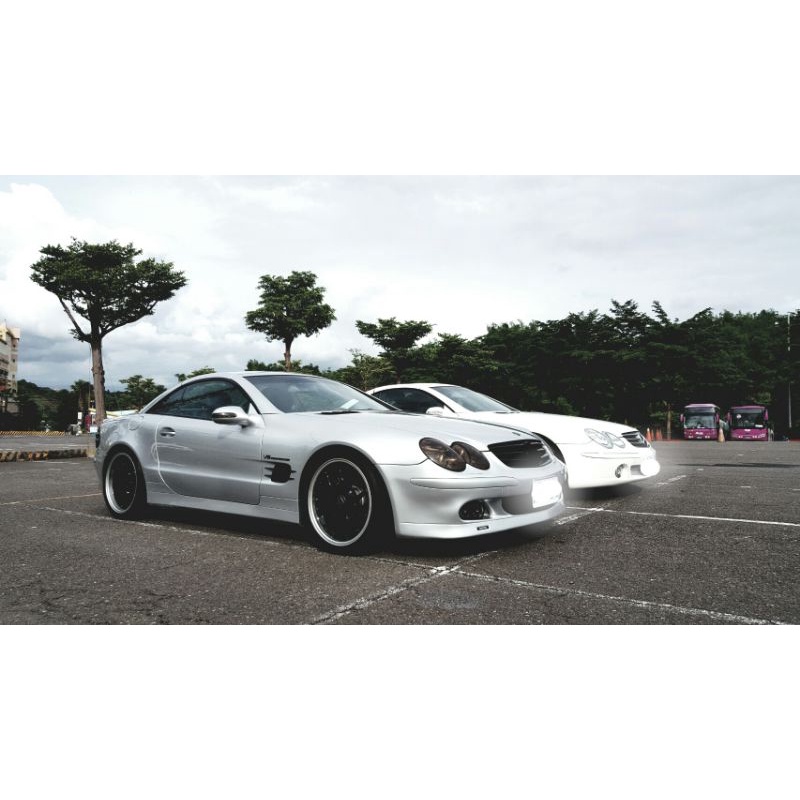 SL 500 R230 Benz 原廠Brubus K12特仕車，日本外匯一手車