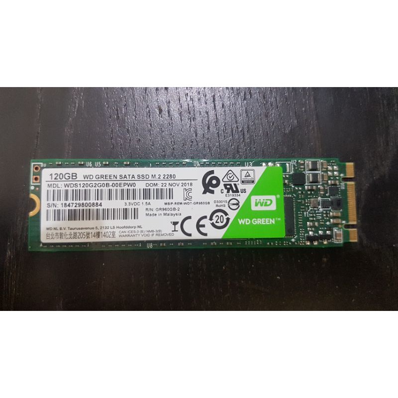 wd 120g m.2 sata ssd 保內 7/27後可出貨