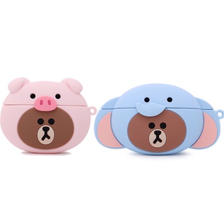 GARMMA LINE FRIENDS AirPods 1/2代 AirPods Pro 矽膠保護套 叢林系列