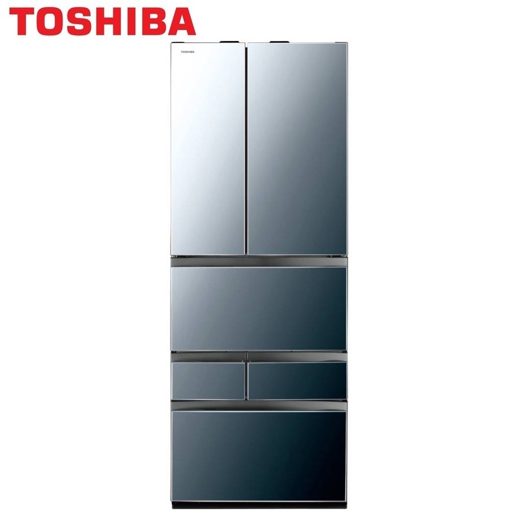 【TOSHIBA 東芝】六門601公升變頻玻璃冰箱GR-ZP600TFW(X) 基本安裝+舊機回收 樓層及偏遠費另計