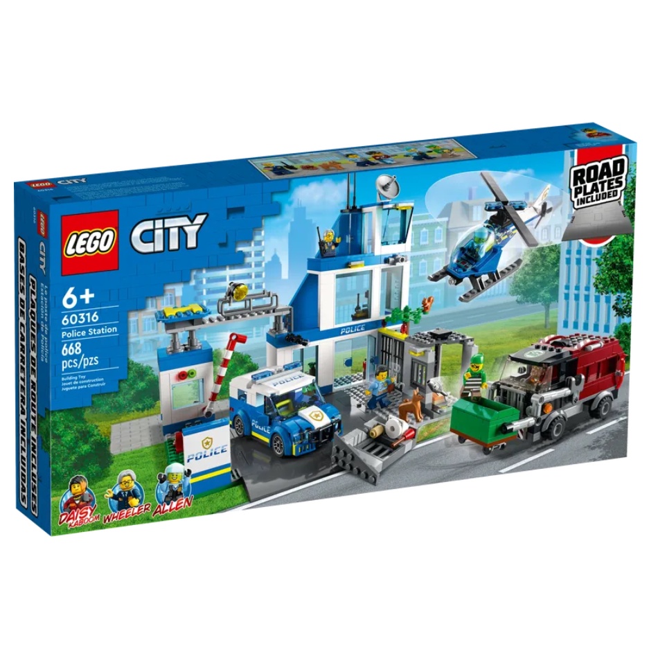 &lt;屏東自遊玩&gt; 樂高 LEGO 60316 CITY系列 城市警察局 現貨