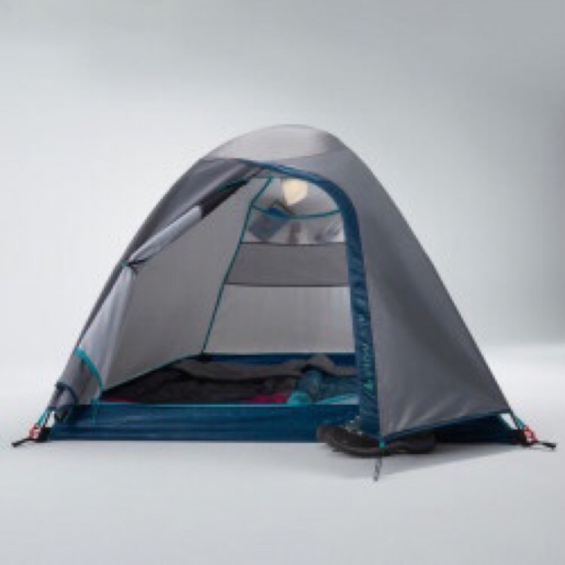 迪卡儂 2人輕量款露營登山帳篷  二手僅使用過一次