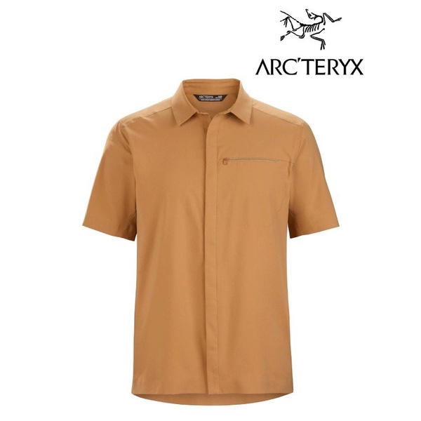 Arc’Teryx 始祖鳥 Skyline 抗UV 短襯衫 帆布棕 L07822300 都會 登山 休閒 上班