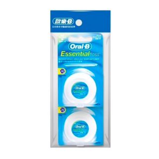 【全新】歐樂B50M牙線薄荷無蠟/微蠟(2入裝)