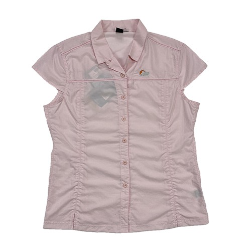 瑕疵【Lowe alpine】女款排汗短袖襯衫 L3214900LD 輕粉紅