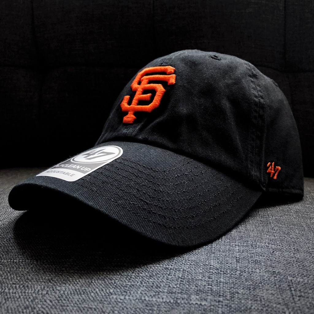 47 Brand MLB 舊金山巨人 '47 CLEAN UP 軟版 可調 金屬環扣 彎帽 老帽 SF
