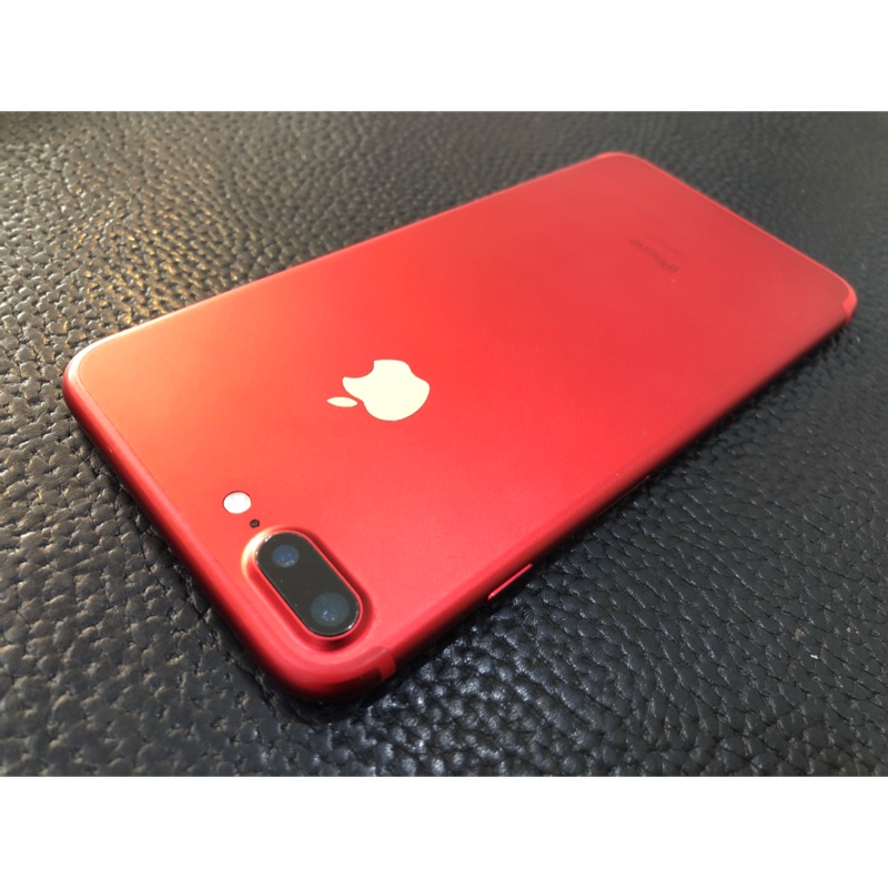 蘋果 iPhone 7 plus 256G 二手機 大容量 RED紅色限量版 9.9新 台中店面保證