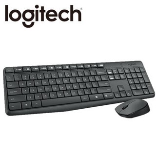 【S03 筑蒂資訊】有現貨 含稅 Logitech 羅技 MK235無線滑鼠鍵盤組 防潑濺設計 按鍵防褪色處理